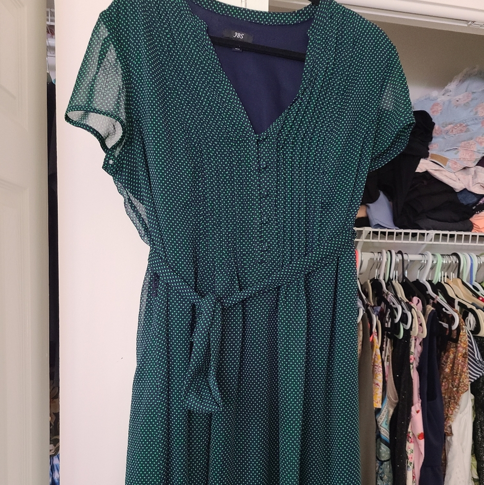 JBS polka dot dress